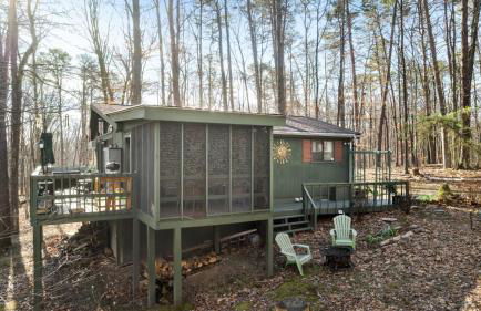 Zen Vibe w Fireplace Grill Deck & Screened Porch - Foto 38