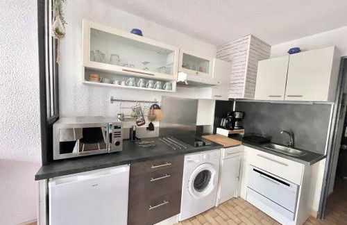 Studio pour 4 pers avec terrasse, proche plage - FR-1-716-74 - Foto 4