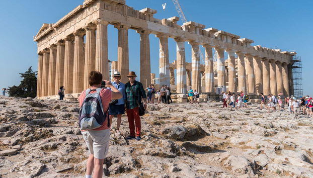 Visitando a Acrópole