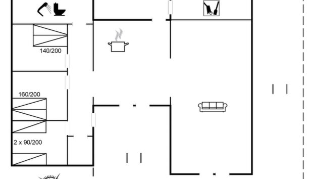"Damaskin" - 300m from the sea - Foto 2, Floorplan