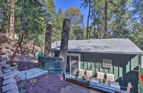 1 Mi to Lake Gregory Boho Crestline Cabin - Foto 27