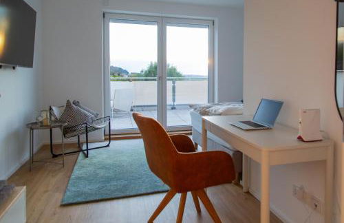 Exklusives Penthouse mit Whirlpool, Panoramaterrasse, Kino & Tischfußball für bis zu 8 Personen - Foto 28