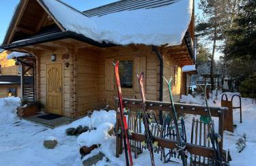 Borowikowe Zacisze drewniane domy z kominkami - Foto 77