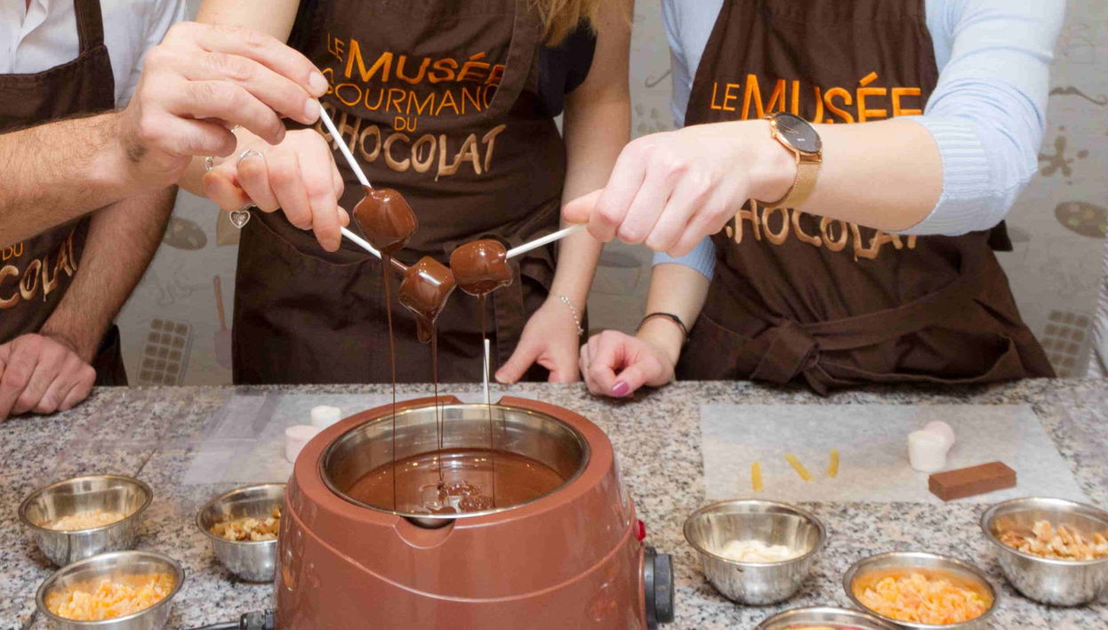 Taller de chocolate en el Choco Story de Colmar