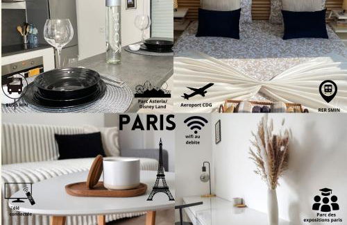 Le Cosy De l'Ourcq T2 40m2 20 min de Paris - Foto 44