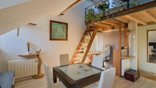 Bel appartement, mezzanine, calme, 2 coins bureaux - Home'ponopono - Foto 3, locker