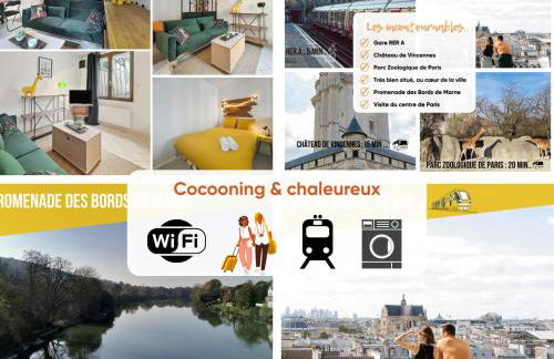 Studio lumineux, RER, commodités, calme à 5 min - Foto 1