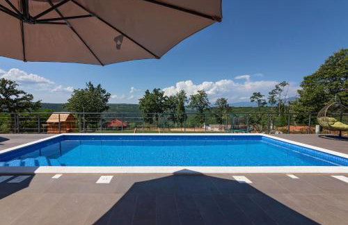 Villa Althea for 8 persons near Labin with 35 m2 heated pool, kids playground & large garden - Foto 11