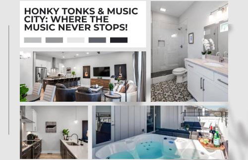 Near Honky Tonks - Rooftop Hot Tub - Skyline Views - Foto 38