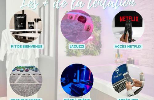 Dalikyda La Tentation Jacuzzi Cinéma élégant - Foto 2