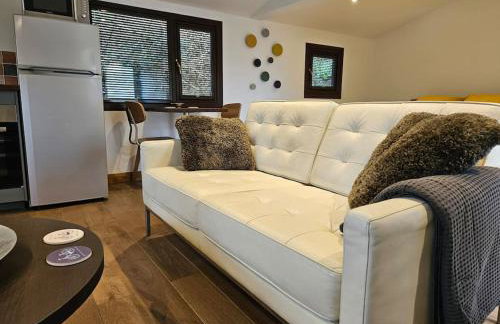 Treetops Lodge, private Cornish hideaway, parking, garden - Foto 5