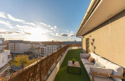 Skylounge- 8Pers -Families - Pros -Terrace- BBQ -Parking- WIFI - Foto 6