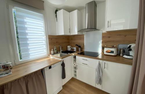 The Little Oak - tiny house with bed on mezzanine & terrace - from 1 to 4 p Disney, Paris & CDG - Foto 5