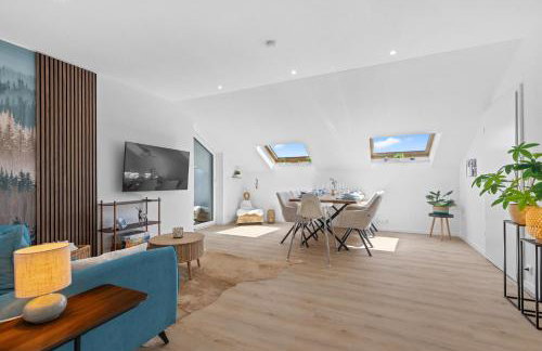 ALPENglück - Stylisches Dachgeschoss-Apartment mit Bergblick, großer Balkon & 3 Schlafzimmern - Foto 9