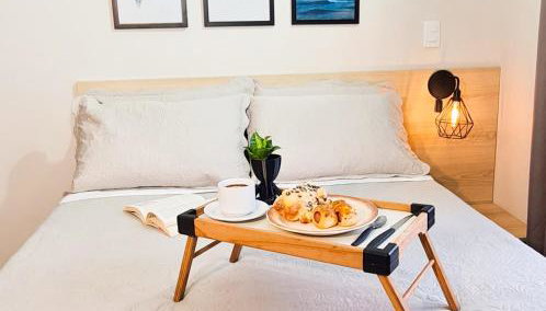 Studio Hortência 130m da praia novo! Com Ar cond - Foto 2