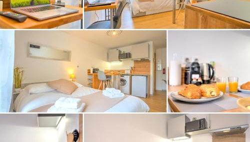 Le Déroc - Netflix Wi-Fi Fibre Terrasse - Foto 2, stove, toaster, minibar