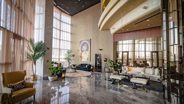 Sala de estar do lobby