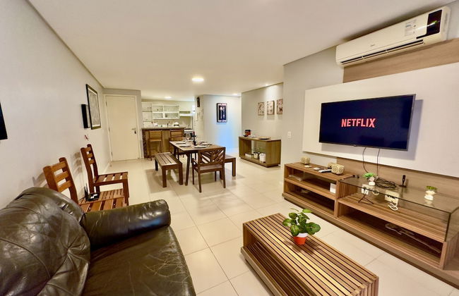 GranSol, Terreo, Pé na areia, 03 qtos, 08 hóspedes, a 600m do B PARK - Photo 23