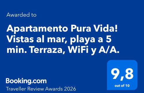 Apartamento Pura Vida! Vistas al mar, playa a 5 min. Terraza, WiFi y A/A. - Photo 28