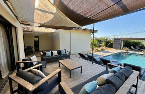 Charmante Villa, 10pers, clim,piscine,grand jardin - Foto 23