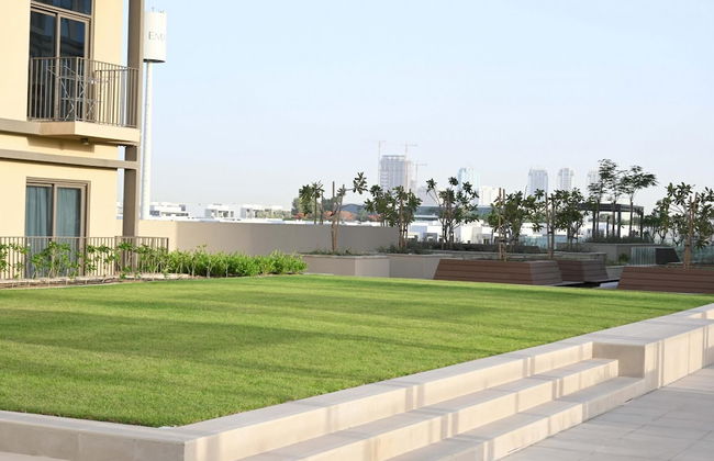 Modern Boho 1BR Sleeps4 Balcony Pool Gym Dxbhills - Foto 42
