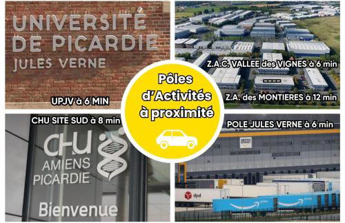 Le Triplex Confort I Parking gratuit I Centre Amiens - Foto 27