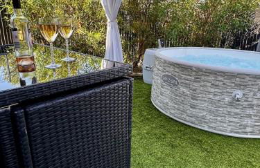 Le Monde Éphémère d Emilie Logement indépendant 2étoiles avec jacuzzi - Foto 12