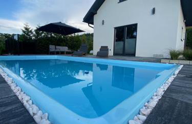 Domek Viking z prywatnym ogrzewanym basenem sauną oraz balią z jacuzzi - Foto 5