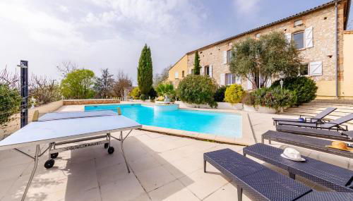 Villa Larmes - Spacieuse - Piscine - SPA - Photo 4, sunbed