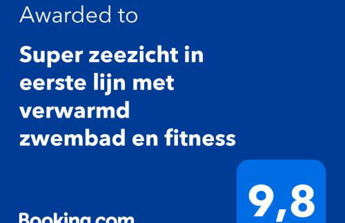 Super zeezicht in eerste lijn met verwarmd zwembad en fitness - Foto 59