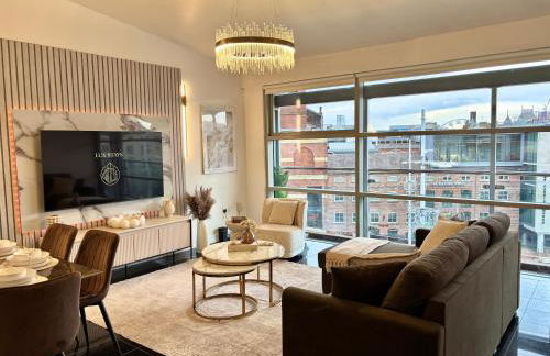 Lux 2-Bed City Centre Apartment Sleeps 6 Free Parking Balcony Near Leeds Station & Millennium Square view - Foto 7