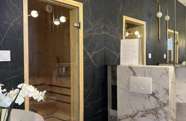 Family & Business Sauna Apartments No15 Leśny nad Zalewem Cedzyna Unikat - 3 Bedroom with Private Sauna, Bath with Hydromassage, Terrace, Garage, Catering Options - Foto 23