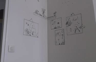 L'artistique, 4 lits, 2 chambres, stationnement gratuit, spacieux, atypique - Photo 21