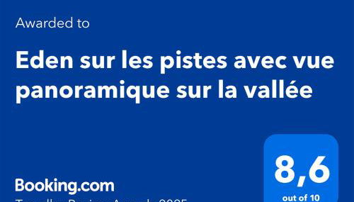 Eden sur les pistes avec vue panoramique sur la vallée - Foto 4