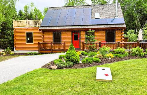 BC Log cabin with private beach river fire pit AC wifi onsite trails ski slope views - Foto 50