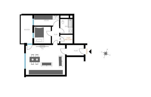 Schönes 2-Zimmer Apartment mit Balkon inklusive PKW Stellplatz - Foto 26