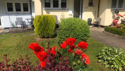 Sehr schöne ufernahe ebenerdige Ferienwohnung Pura Vida auf der Halbinsel Scheid - Foto 4, Garden