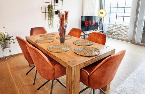 Neu! UPPER ROOM Industrial Loft Domizil mit Dachterrasse & Ausblick - Foto 7