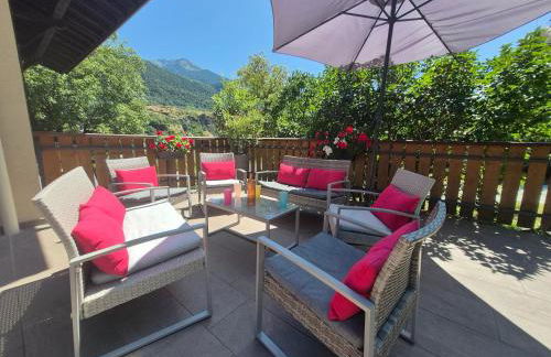Chalet avec Jacuzzi, billard, jardin clos, proche Paradiski - Foto 13