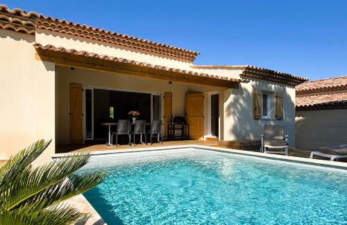 Plan de la Tour M1 - Villa 6 pers climatisée, 3 ch, piscine privée chauffée, nature & calme - Foto 12