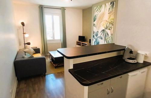 L'Oasis-T2 spacieux-Wifi-TV-Proche Gare - Foto 3