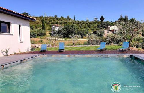Villa la crozette 4 étoiles, climatisée avec grande piscine - Foto 17