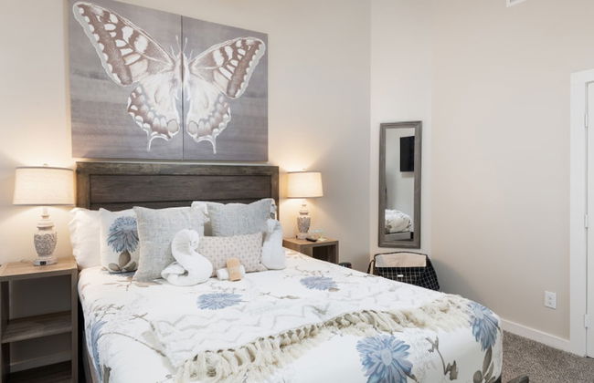 4 Queen Beds High Speed Wifi Private Parking - Foto 22