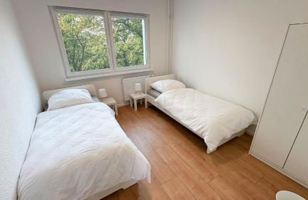 Monteurwohnungen mit TV, Internet, Parkplatz, Waschmaschine, Küche, Balkon, Restaurants und Supermarkt - Foto 26