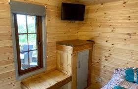 Beautiful Wooden tiny house, Glamping cabin with hot tub 2 - Foto 34