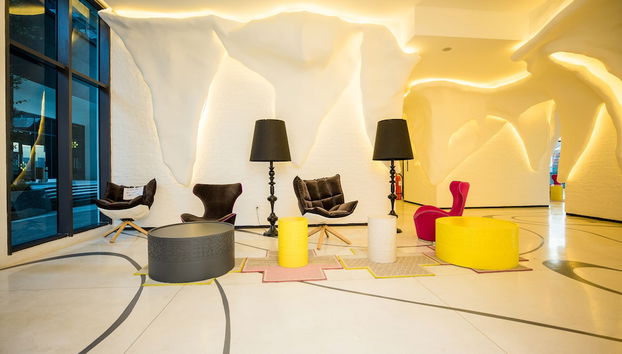 Zona de estar del vestíbulo