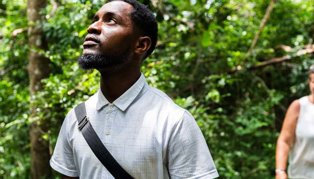 Desfrutando da natureza