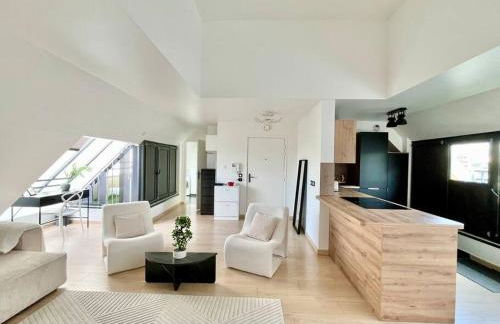 Penthouse 90m2 Terrace Parking 10m Paris Center - Foto 12