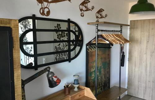 Studio neuf déco vintage face mer,terrasse ,jardin,wifi,parking sous-sol - Foto 24