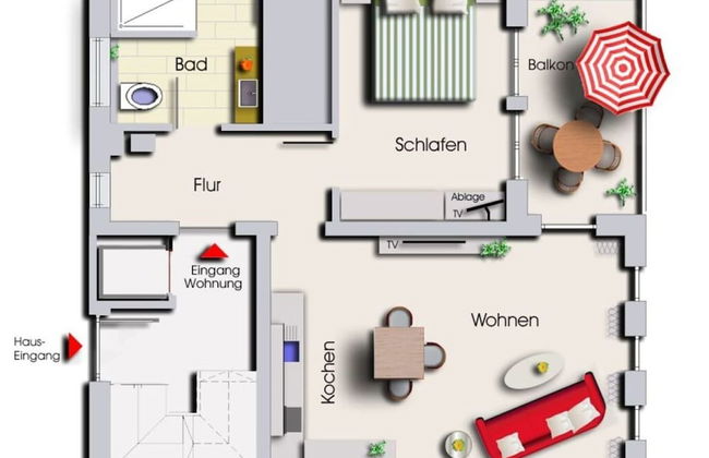 Holiday Apartment Kurpark - Photo 6